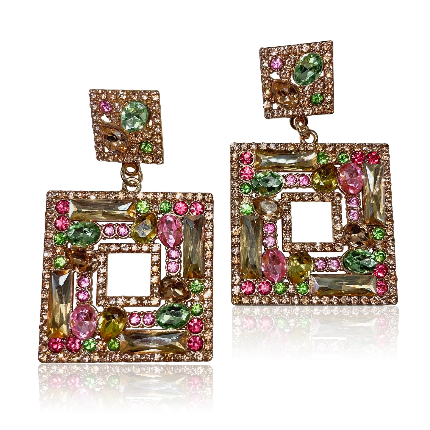 DYNASTY SQUARE EARRINGS