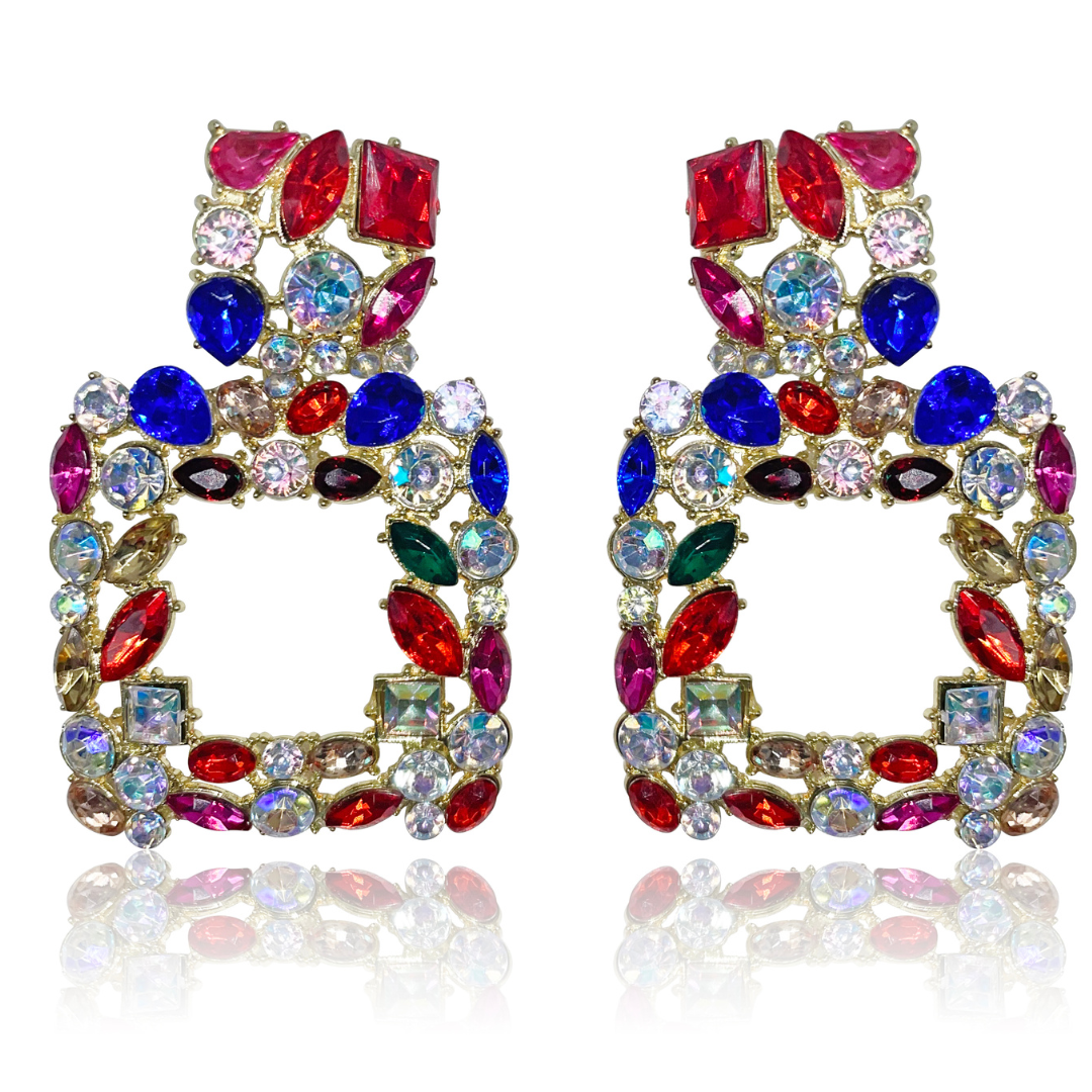 Mercedes Multicolor Drop Earrings