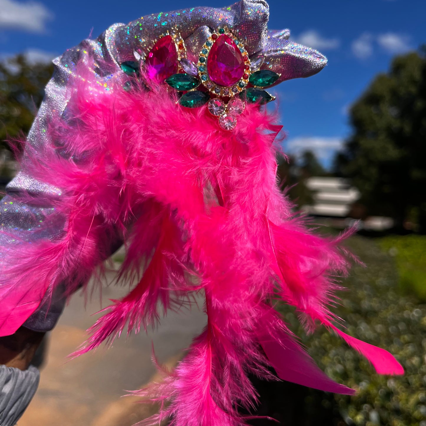 DRAMA QUEEN FEATHER EARRINGS